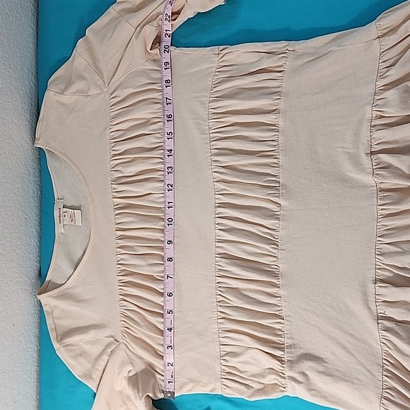 Sundance On A Whim Tiered Ruffle Boho, High-low Hem Blouse Size Medium - Picture 4 of 8